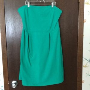 Old Navy Green Strapless Dress